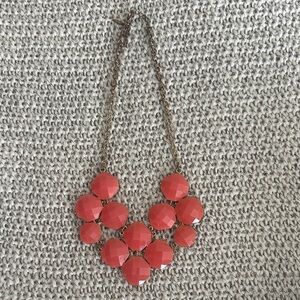 Elegant Coral Statement Necklace
